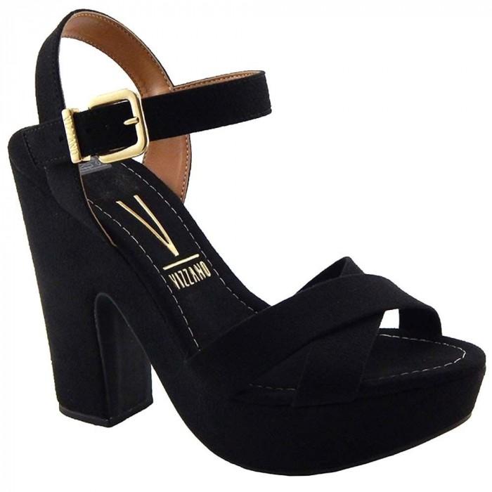 sandália vizzano tira preta